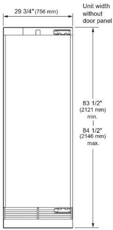 SIGNATURE SKSCF3001P - 30" Freezer / Refrigerator Column - 1