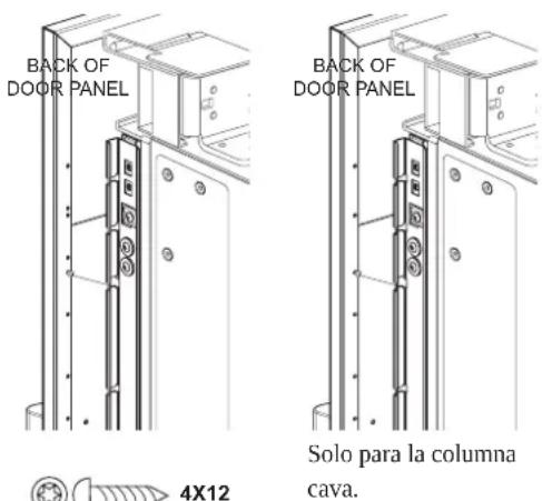 SIGNATURE SKSCF3001P - Instalación de los paneles de la puerta - 2