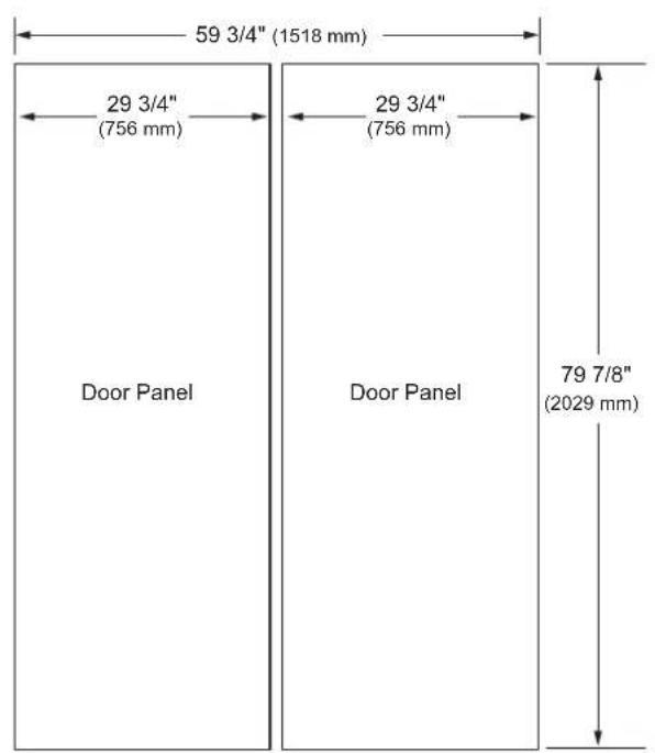 SIGNATURE SKSCF3001P - 3/4" (19 MM) CUSTOM PANEL DIMENSIONS – FLUSH INSTALLATION - 2