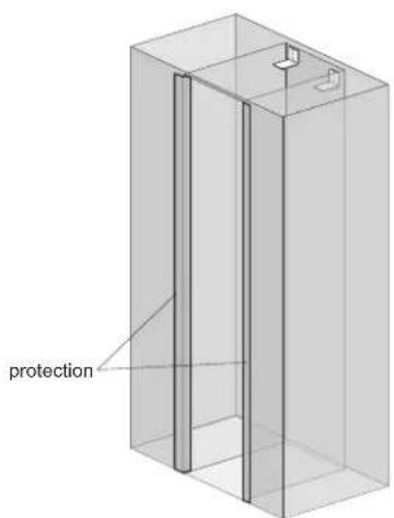 SIGNATURE SKSCF3001P - Protecting Edges of Enclosure - 1