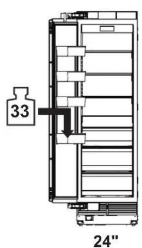 SIGNATURE SKSCF3001P - Carga de la puerta del electrodoméstico - 2