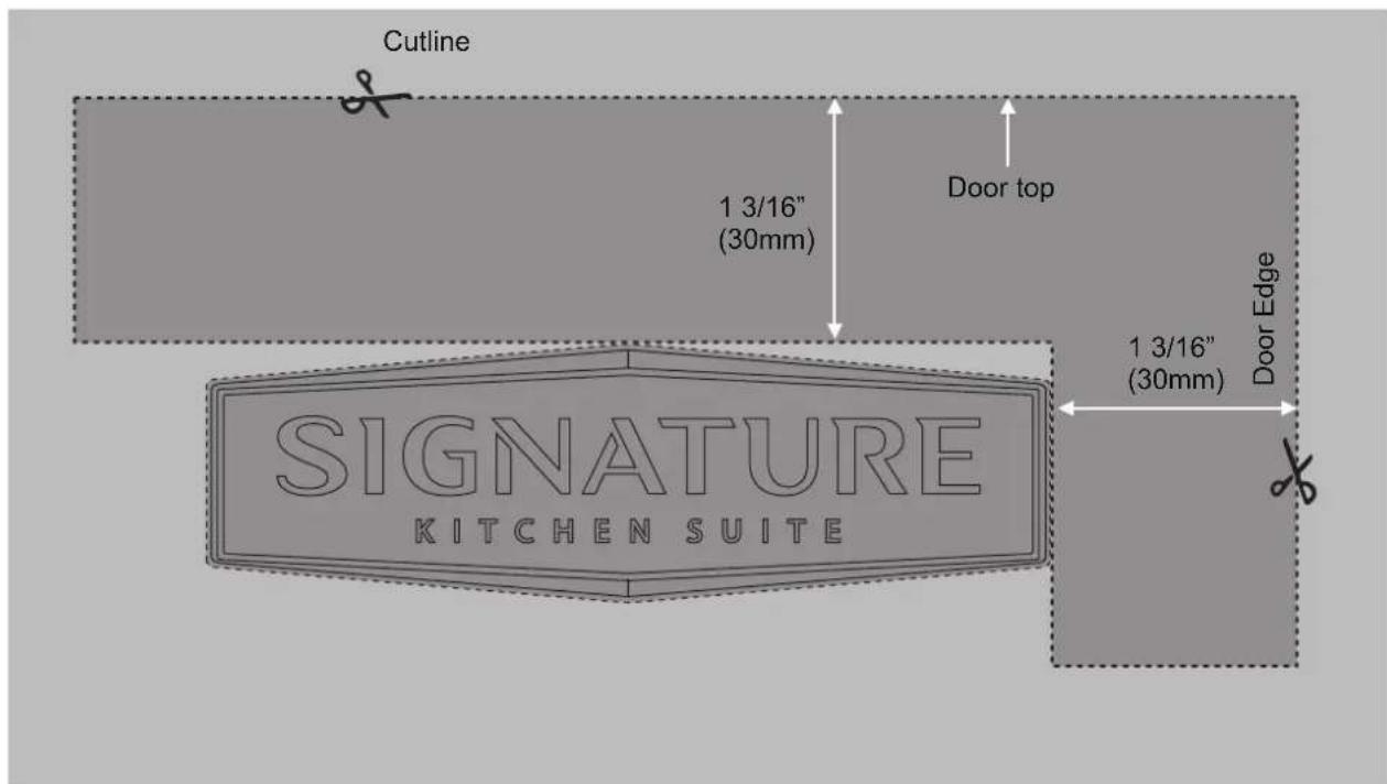 SIGNATURE SKSCF3001P - Attaching the Badge - 4