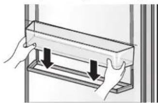 SIGNATURE SKSCR3001P - Desprendiendo/ensamblando los contenedores de las puertas - 2