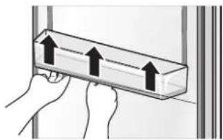 SIGNATURE SKSCR2401P - Detaching/Assembling the Door Bins - 1