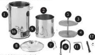 Royal Catering RCBM-30CF - m) N'allumez pas l'appareil lorsqu'il est vide. - 1