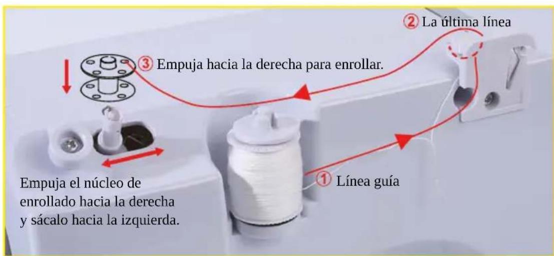 Prixton P115 - ENROLLANDO UNA BOBINA - 4
