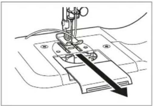 Prixton P115 - Passo a passo para passar a LINHA da bobina - 3
