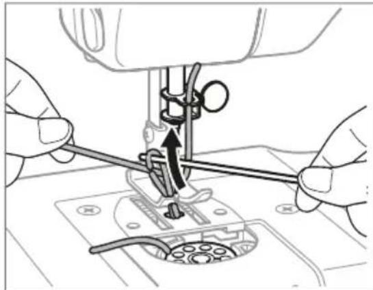 Prixton P115 - Drawing bobbin thread - 2