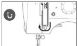 Prixton P115 - ENHEBRANDO LA MAQUINA DE COSER - 5
