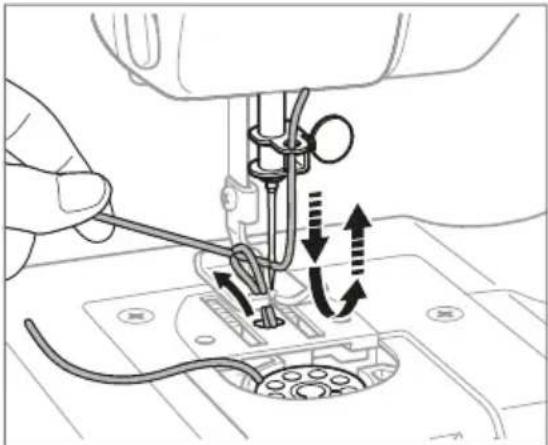 Prixton P115 - Passo a passo para passar a LINHA da bobina - 1