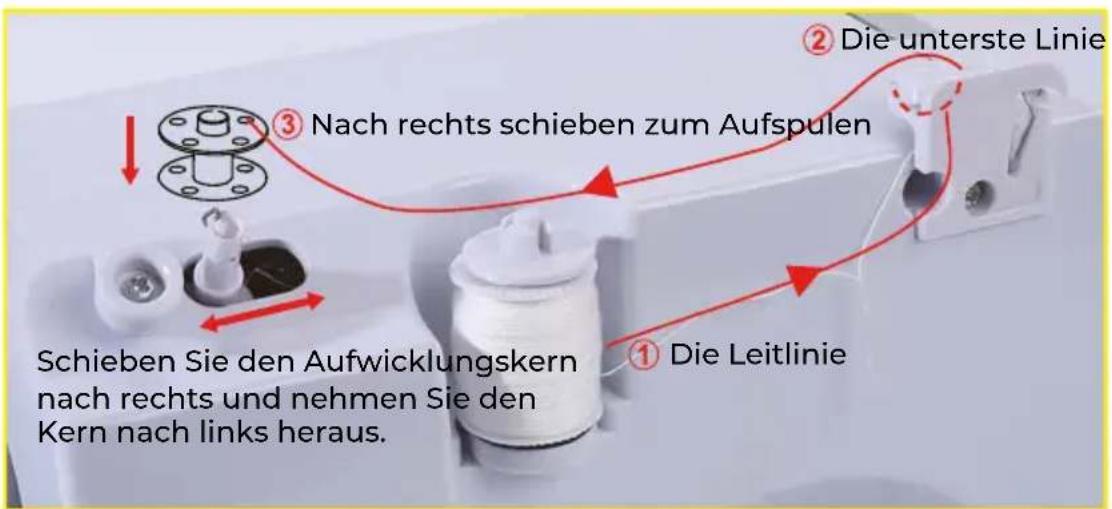 Prixton P115 - Aufspulen einer Spule - 4