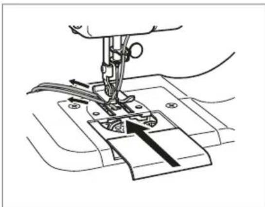 Prixton P115 - Passo a passo para passar a LINHA da bobina - 3