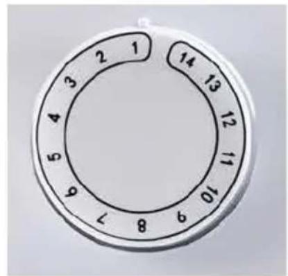 Prixton P115 - Note: Pattern 3 only for double needle sewing. - 1