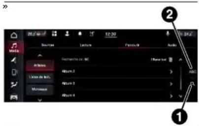 ALFA ROMEO Tonale (2025) - Canaux radio DAB (suivant version) - 2