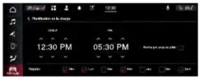 ALFA ROMEO Tonale (2025) - Programmation de la recharge - 1