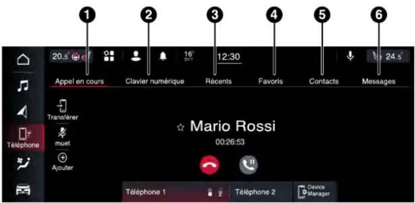 ALFA ROMEO Tonale (2025) - MODE TÉLÉPHONE - 1