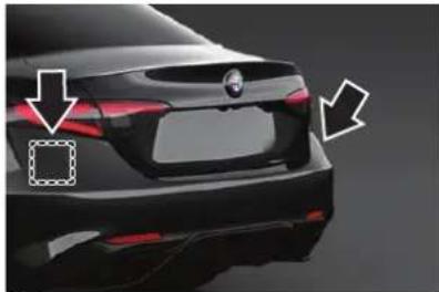 ALFA ROMEO Giulia (2025) - Désactivation de la fonction « Alerte angle mort » - 2