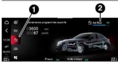 ALFA ROMEO Giulia (2025) - Affichage niveau AdBlue® - 1