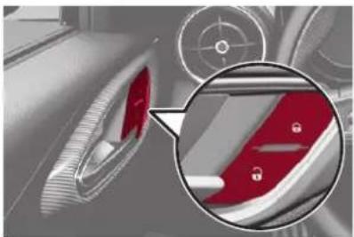 ALFA ROMEO Giulia (2025) - VERROUILLAGE/DÉVERROUILLAGE DES PORTES DEPUIS L'INTÉRIEUR Verrouillage/déverrouillage centralisé - 1