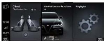 ALFA ROMEO Giulia (2025) - ACTIVATION DU MENU DE RÉGLAGES - 1