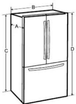 SIGNATURE SKSFD3623SD - Dimensions and Clearances - 1
