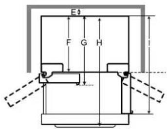 SIGNATURE SKSFD3623SD - Dimensiones y Espacios - 2