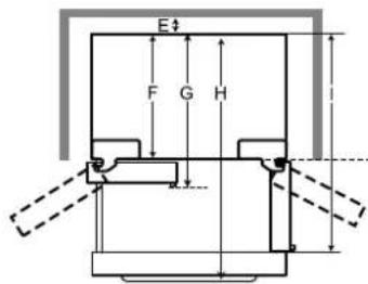 SIGNATURE SKSFD3623SD - Dimensions et dégagements - 2