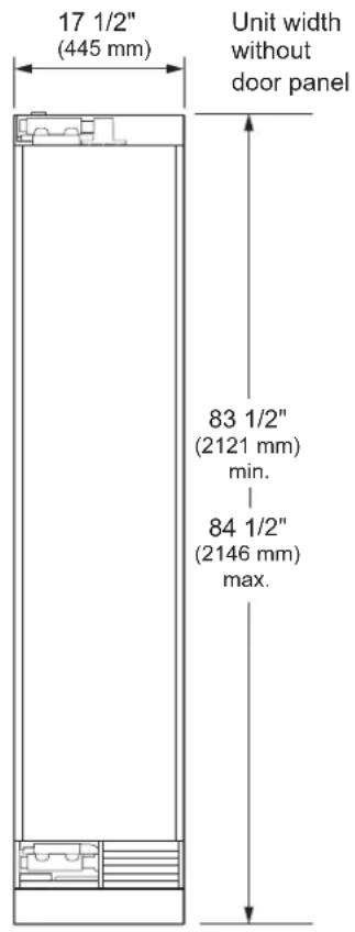 SIGNATURE SKSCW241RP - Congélateur/refroidisseur à vin en colonne de 18 po - 1