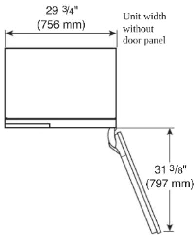 SIGNATURE SKSCW181RP - 30" Freezer / Refrigerator Column - 4