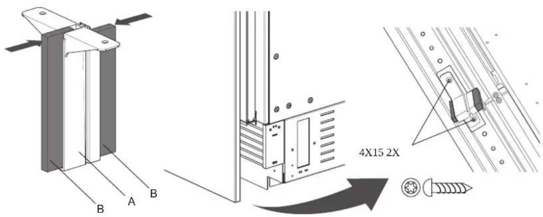 SIGNATURE SKSCW181RP - Instalación de las molduras de la puerta - 3