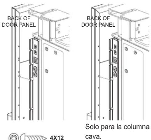 SIGNATURE SKSCW181RP - Instalación de los paneles de la puerta - 2