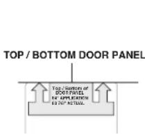 SIGNATURE SKSCW181RP - Installing Door Panels - 1