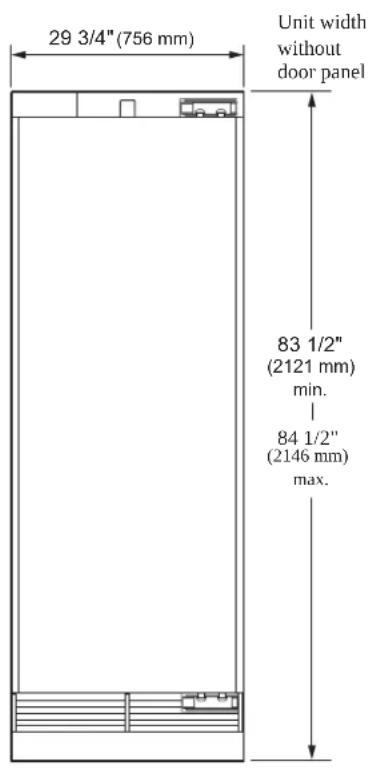 SIGNATURE SKSCW181RP - 30" Freezer / Refrigerator Column - 1