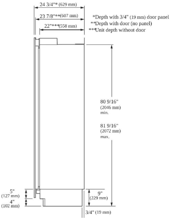 SIGNATURE SKSCW181RP - 30" Freezer / Refrigerator Column - 2