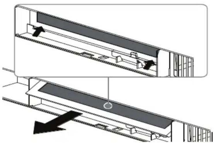 Fisher & Paykel MOH30SB1 - Remplacement du filtre à charbon - 2