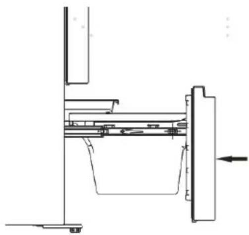 HISENSE RF632N4AIC1 - Installeren van het onderste schap - 3