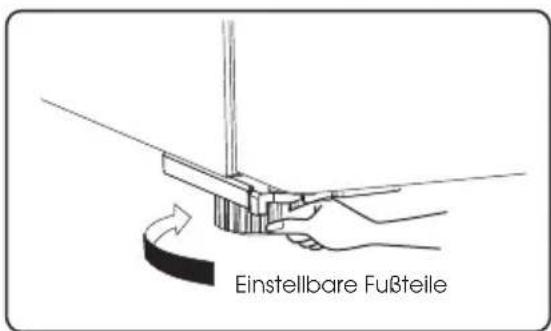 HISENSE RF632N4AIC1 - Nivellierung des Geräts - 2
