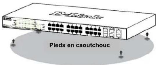 D-LINK DES-1210-52 - Installation sur un bureau ou sur une étagère - 1