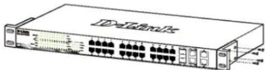 D-LINK DES-1210-52 - Установка в стойку - 1