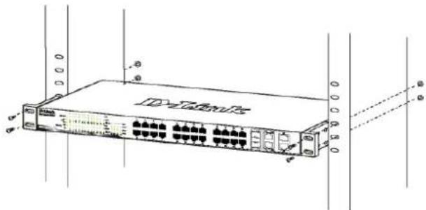D-LINK DES-1210-52 - Instalación en rack - 2