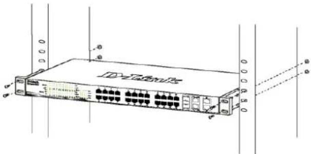 D-LINK DES-1210-52 - Rack Installation - 2