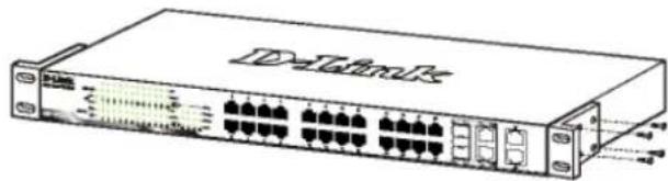 D-LINK DES-1210-52 - Instalación en rack - 1