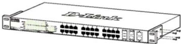 D-LINK DES-1210-52 - Instalação em Rack - 1