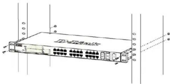 D-LINK DES-1210-52 - Instalação em Rack - 2