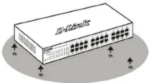 D-LINK DGS-1100-05PD - Pemasangan di atas meja atau papan - 1