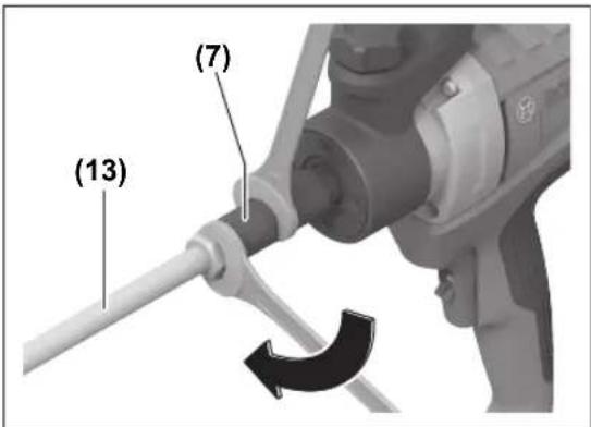 BOSCH GRW 18V-120 Professional - Changing the Tool - 1