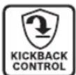 BOSCH GRW 18V-120 Professional - Arrêt rapide (KickBack Control) - 1