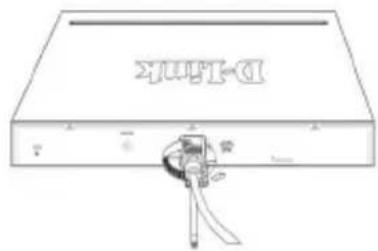D-LINK DGS-1510-28XMP - 电源线固定扎带安装 - 4