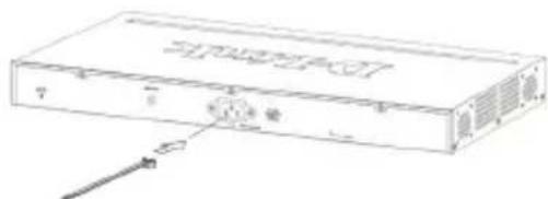 D-LINK DGS-1510-28XMP - Installation de l'attache du cordon d'alimentation - 1