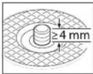 BOSCH GWS 18V-11 S Professional - (Door)slijpschijf met diameter 115 mm/125 mm - 3